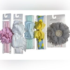 Starting Out Pastel and Floral Kids Headband Set